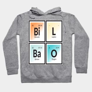 Bilbao City | Periodic Table of Elements Hoodie